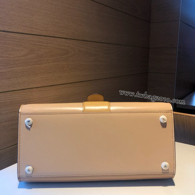 Delvaux頂級原單Brillant box皮雙環象牙白手提女包 德爾沃專櫃經典款Brillant PM包袋 bxs1120